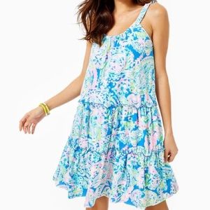 Lilly Pulitzer Loro Dress in “Multi Dream Team” Size XL